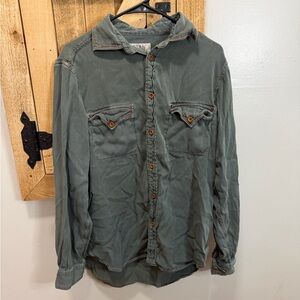 Ryan Michael silk Western cut shirt